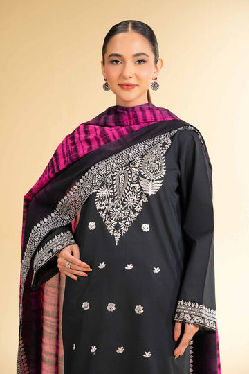 Nishat Linen 3 Piece - Printed Embroidered Suit - 42501654 Online Shopping
